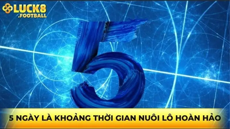 5 ngày là khoảng thời gian nuôi lô hoàn hảo